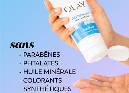 Olay - Refreshing Gel Cleanser with Hyaluronic Acid - Fragrance Free | 150 mL
