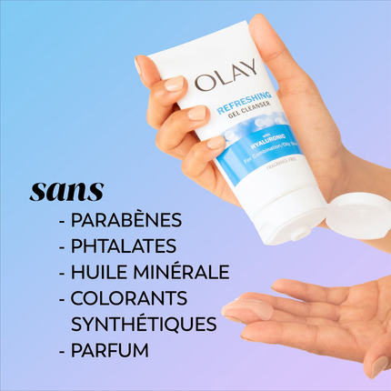 Olay - Refreshing Gel Cleanser with Hyaluronic Acid - Fragrance Free | 150 mL