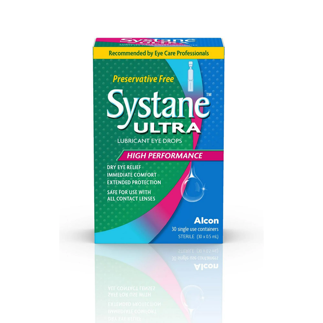 Systane - Ultra High Performance Lubricant Eye Drops - Preservative Free | 30 x 0.5 mL