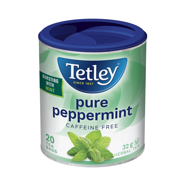 Tetley - Pure Peppermint Tea Caffeine Free | 20 Tea Bags