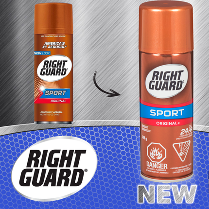 Right Guard - Sport Original - Déodorant en aérosol régulier | 148g