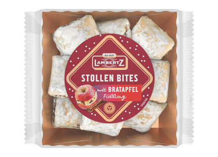 Lambertz - Stollen Bites Baked Apple Christmas Biscuits | 350 g