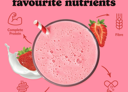 Goodprotein Shake tout-en-un, mélange de superaliments végétaux, fraises et crème | 440 g