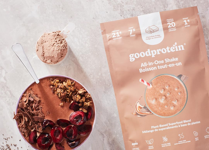 goodprotein All-In-One Shake Plant-Based Superfood Blend, Chocolate Fudge | 880g