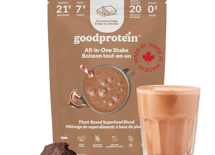 goodprotein All-In-One Shake Plant-Based Superfood Blend, Chocolate Fudge | 880g