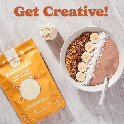goodprotein All-In-One Shake Plant-Based Superfood Blend, Salted Caramel | 880 g