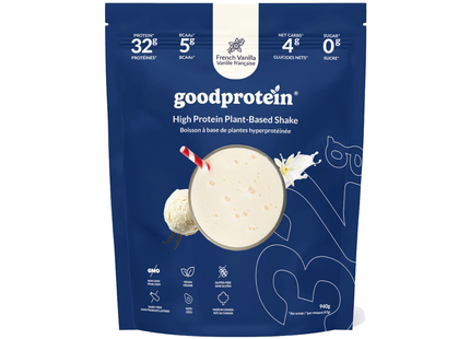 goodprotein - High Protein Plant-Based Shake, French Vanilla | 940 g
