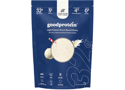 goodprotein - High Protein Plant-Based Shake, French Vanilla | 470 g