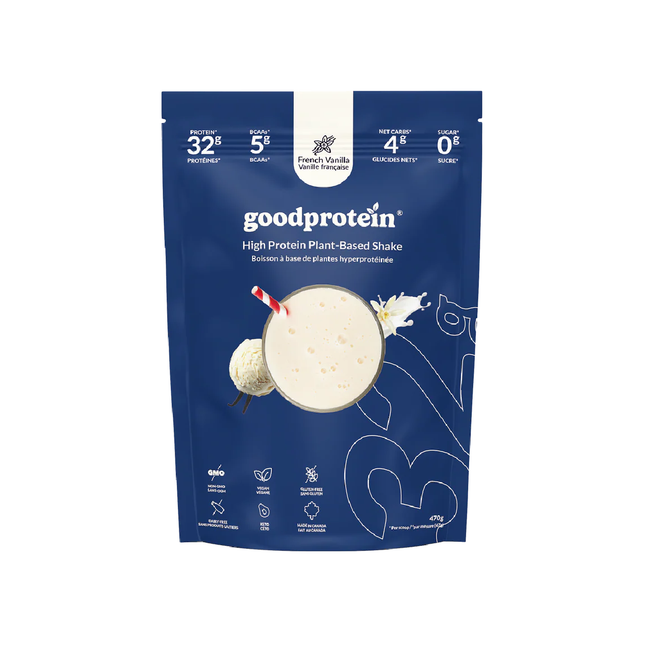 goodprotein - High Protein Plant-Based Shake, French Vanilla | 470 g