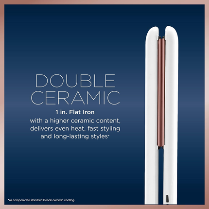 Conair - Fer plat double céramique 1 PO