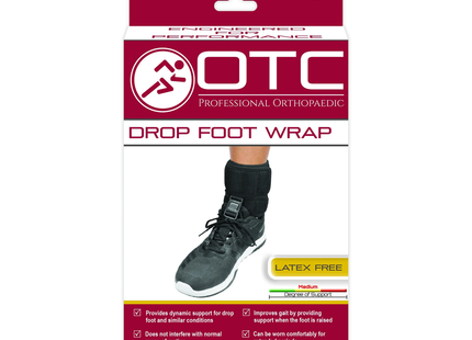 OTC - Drop-Foot Ankle Wrap, Black | Universal