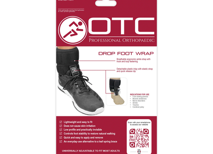 OTC - Drop-Foot Ankle Wrap, Black | Universal