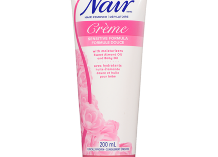 Nair Creme - Hair Remover - Sensitive Formula - with Sweet Almond & baby Oil | 200 mL