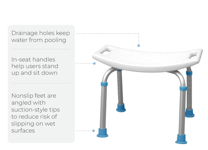 AquaSense - Adjustable Bath Seat