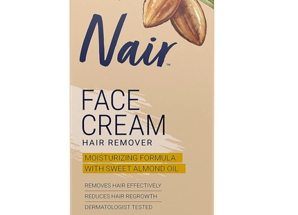 Nair - Face Cream Hair Remover - Sweet Almond Oil | 57 g