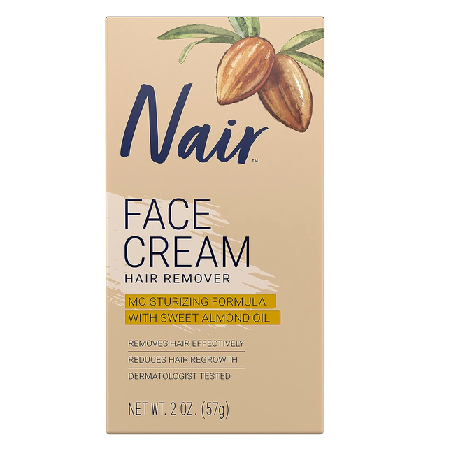 Nair - Face Cream Hair Remover - Sweet Almond Oil | 57 g
