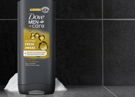 Dove - Men + Care Fresh Awake Uplifting Scent Face & Body Wash | 400 mL