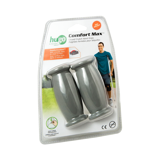 Hugo - Comfort Max Closed Crutch Hand Grips Latex Free | 1 Pair