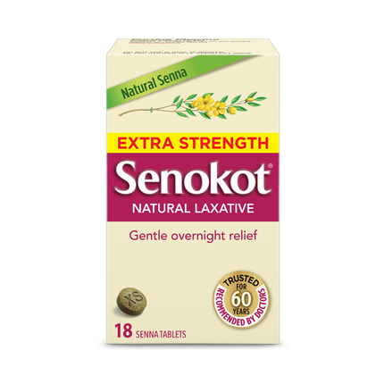 Senokot - Natural Laxative Overnight Relief, Extra Strength | 18 Senna Tablets