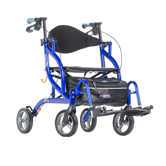 Déambulateur et fauteuil de transport pliant latéral Drive - Airgo Fusion F20