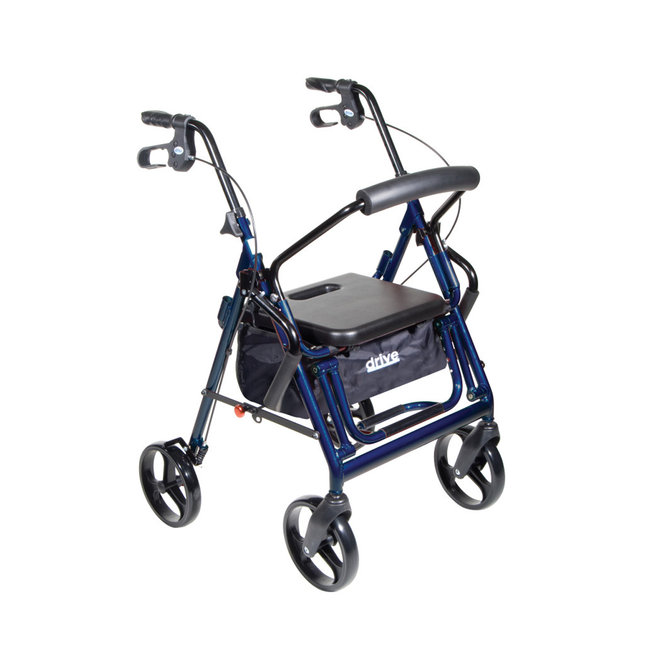 Déambulateur/fauteuil de transport Duet de Drive, roulettes de 8 po