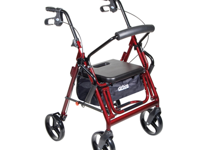 Drive - Duet Rollator/Transport Chair, 8" Casters