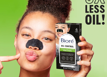 Bioré - Charcoal Pore Strips, Nose | 8 Strips
