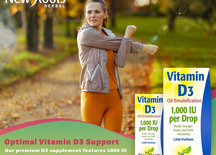 NOUVELLES RACINES GOUTTES DE VITAMINE D 1000UI 15ML