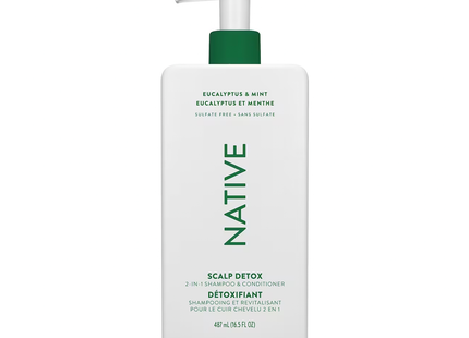 Native - Eucalyptus & Mint Scalp Detox 2-in-1 Shampoo | 487 mL