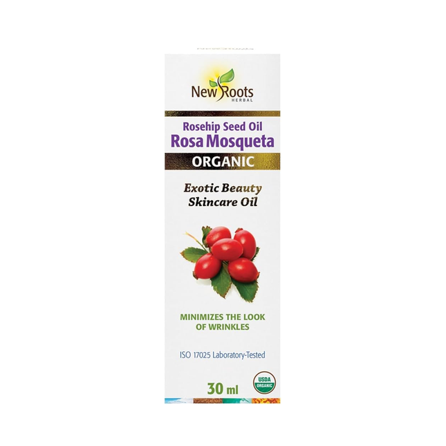 New Roots - Rosehip Seed Oil Rose Mosqueta, Exotic Organic Beauty Skincare Oil | 30 mL*