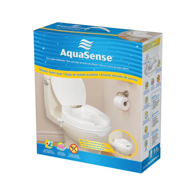 AquaSense - Raised Toilet Seat 4 IN