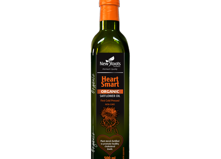 New Roots - Huile de carthame biologique Heart Smart | 500 ml