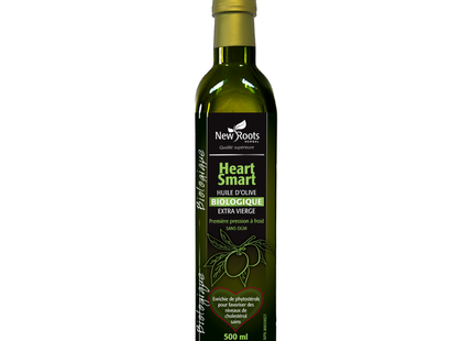New Roots - Huile d'olive extra vierge biologique Heart Smart | 500 ml