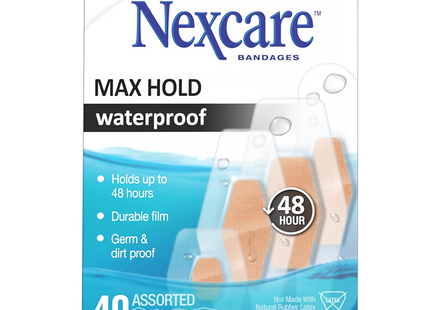 Nexcare - Waterproof Max Hold Assorted