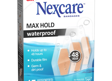 3M - Nexcare Assorted Waterproof Max Hold | 15 Bandages