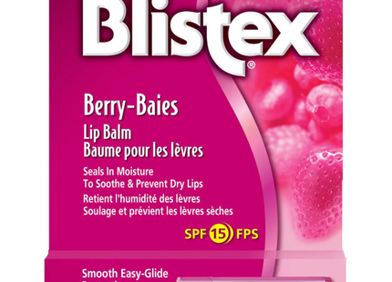 Blistex - Berry Lip Balm Sunscreen/Lip Protectant SPF 15 | 4.25 g