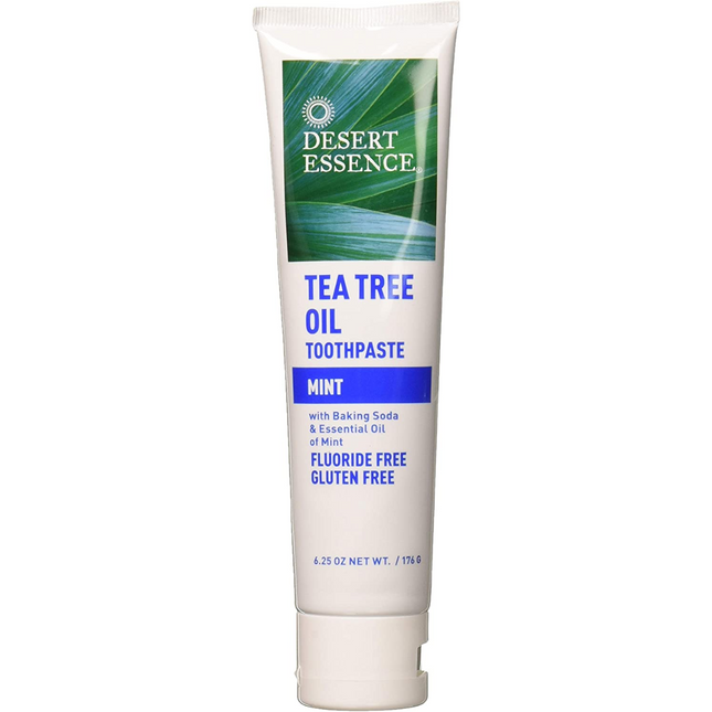 Desert Essence - Tea Tree Oil Toothpaste with Baking Soda & Essential Oils - Mint | 176 g