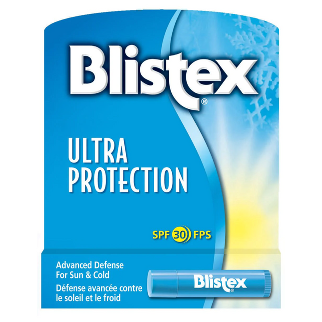 Blistex - Baume à lèvres Ultra Protection Écran solaire/Protecteur pour les lèvres SPF 30 | 4,25g