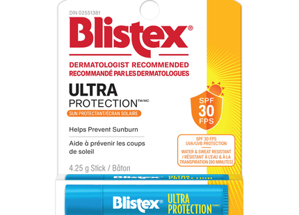 Blistex - Ultra Protection Lip Balm Sunscreen/Lip Protectant SPF 30 | 4.25 g