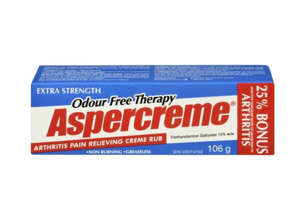 Aspercreme - Extra Strength Arthritis Pain Relieving Creme Rub | 106 g