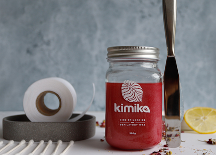 *Kimika - Face & Body Warm Wax - Raspberry Lemon | 350 g