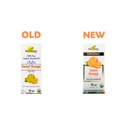 Huile essentielle New Roots - Orange douce | 15 mL