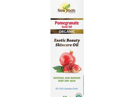 New Roots - Pomegranate Seed Oil Organic, Exotic Beauty Skincare Oil | 50 mL