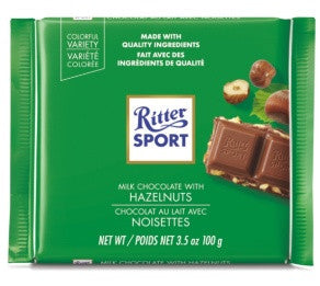 Ritter Sport Milk Chocolate Bar with Hazelnut | 100 g