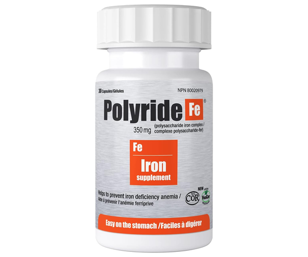Polyride Ffe Polyride Fe - Iron Supplement | 30 Capsules – White Cross E-Store