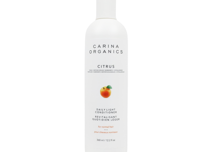 Carina Organics - Après-shampooing léger quotidien aux agrumes | 360 ml
