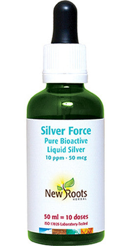 New Roots - Silver Force - Argent liquide bioactif pur 10 ppm - 50 mcg | 50 ml* 