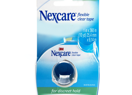 3M - Nexcare Flexible Clear First Aid Tape | 1 in x 360 in