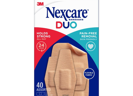 Nexcare - Duo de pansements, assortis | 40 unités