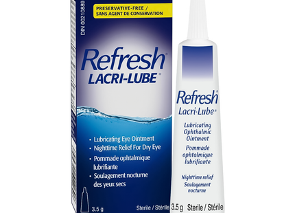 Refresh - Pommade ophtalmique Lacri-Lube sans conservateur Nuit | 3,5 g